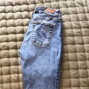 Ag Adriano Goldschmied Slim Straight Leg “Mari Extended” Jeans